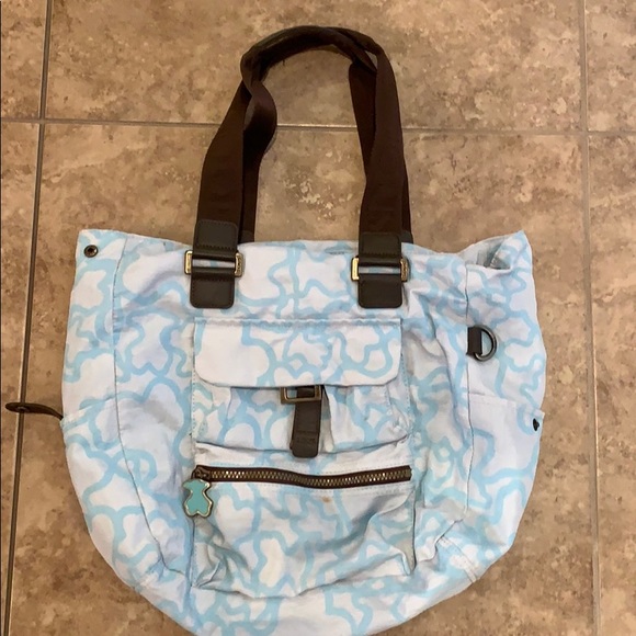 blue diaper bags